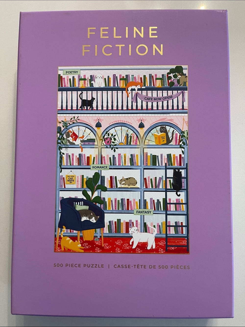 Hobbry | Feline Fiction 500 Piece Jigsaw Puzzle